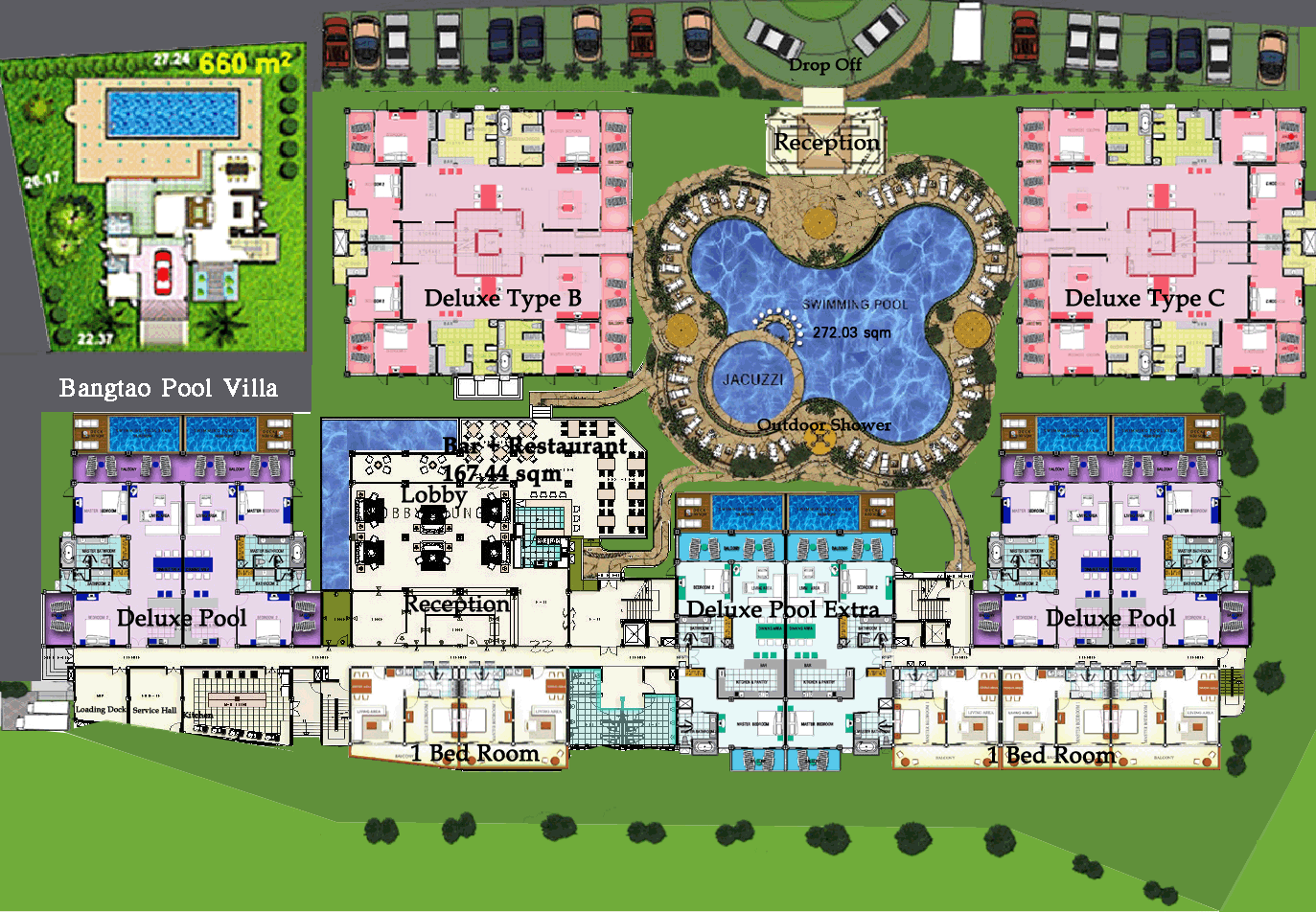 Plan Bangtao Pool Villa